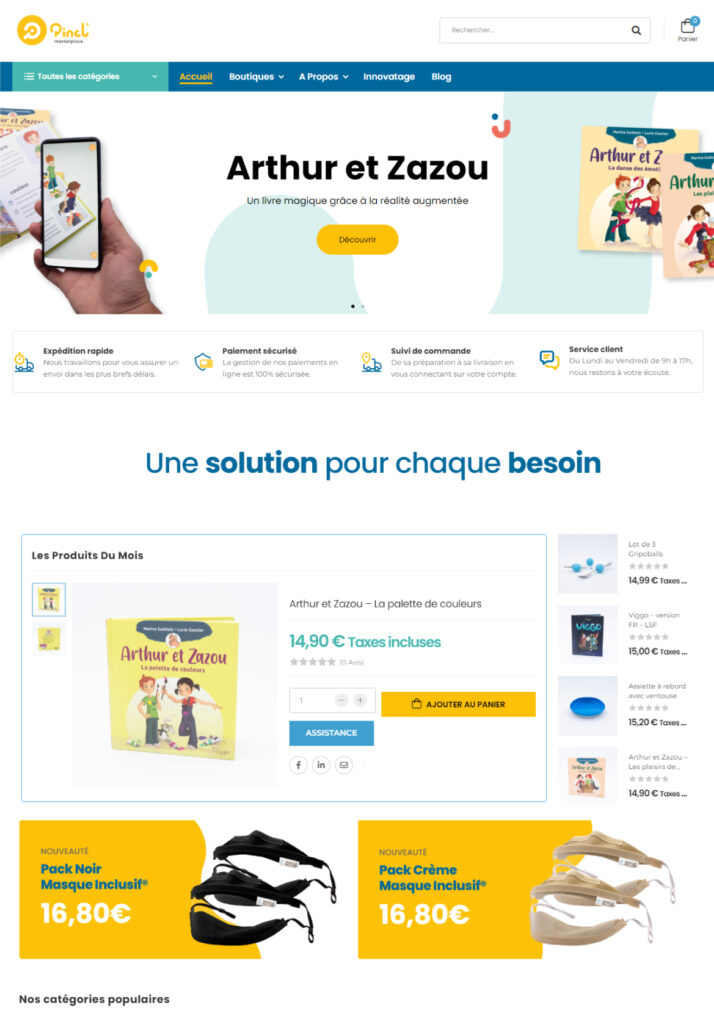 Image exemple Site Pincl' Marketplace